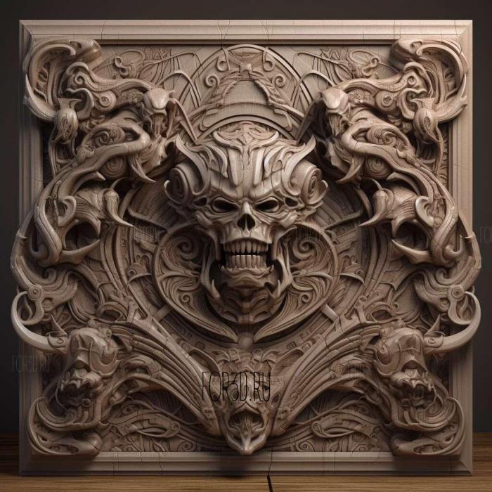 Dungeons Dragons TV series 4 stl model for CNC